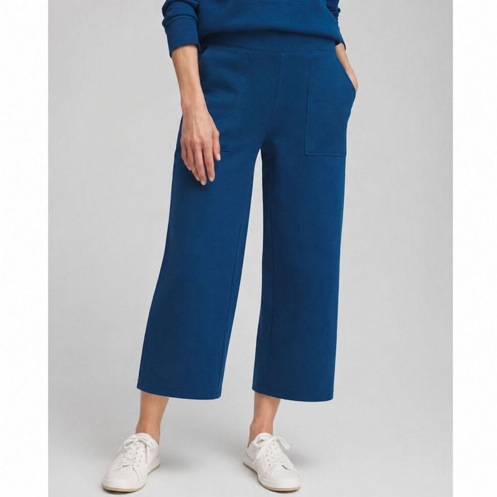 Zenergy By Chico's Cropped Knit Lounge Pants Size 3 (16)